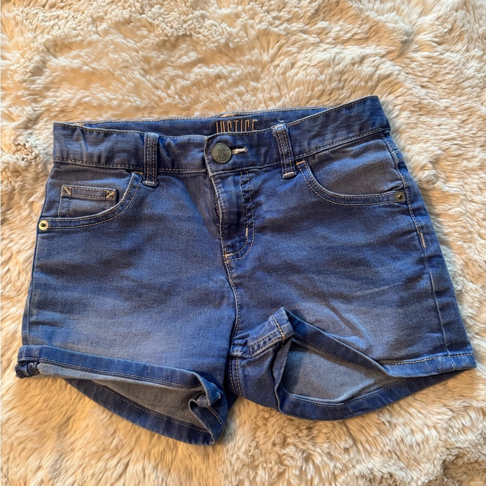 Justice Classic Blue Jean Shorts